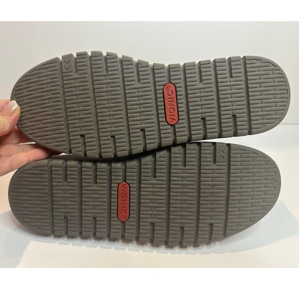 Vionic Uptown Suede Loafers Women’s Size 9 Gray Slip On Comfort Shoes Orthotic - Picture 7 of 9